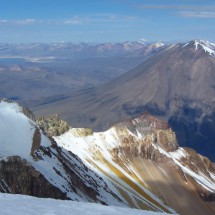 View to Volcan El Misti and Nevado Pichu Pichu